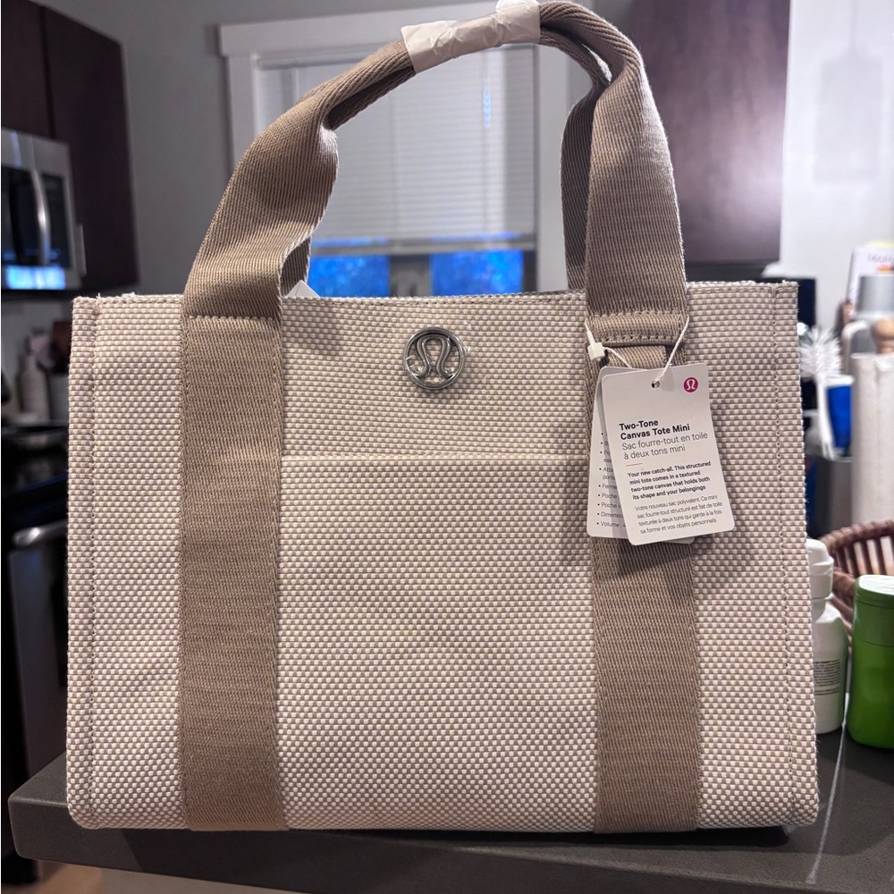 Lululemon Canvas Tote Bag- Mini